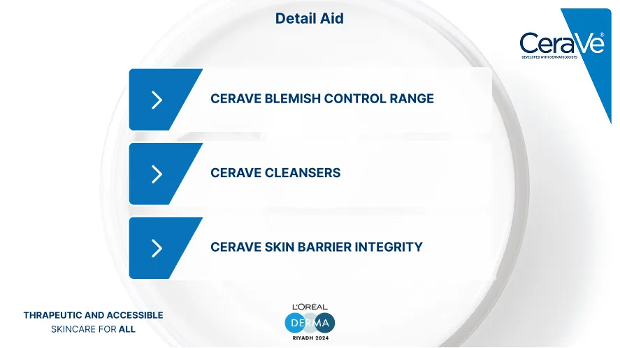 The interactive CeraVe detail aid